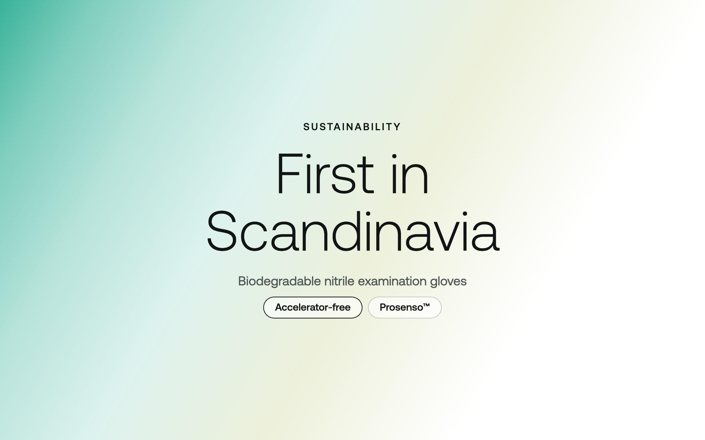 Launching the first biodegradable nitrile examination glove in Scandinavia – Eastwest Medico