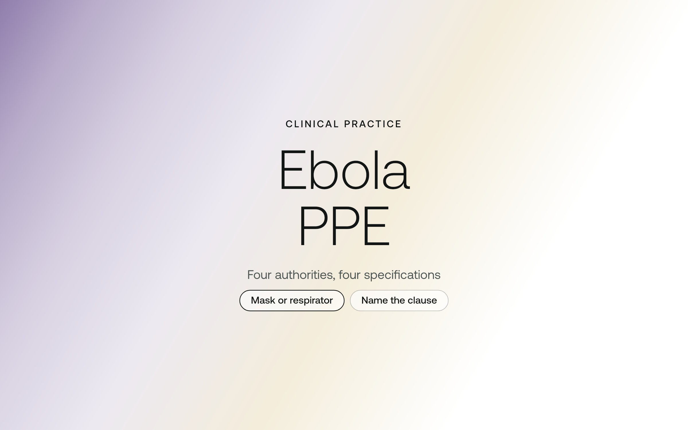 Who actually decides what Ebola PPE looks like – Eastwest Medico