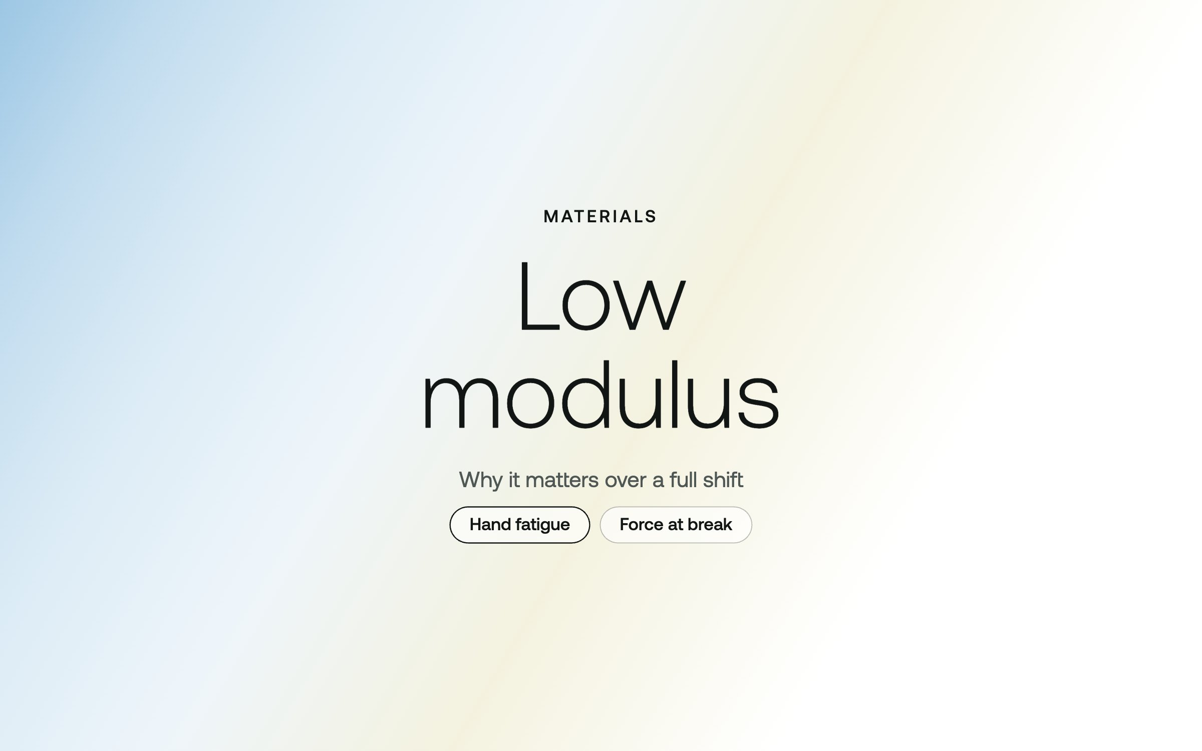 Low modulus in nitrile gloves, and why it matters over a shift – Eastwest Medico