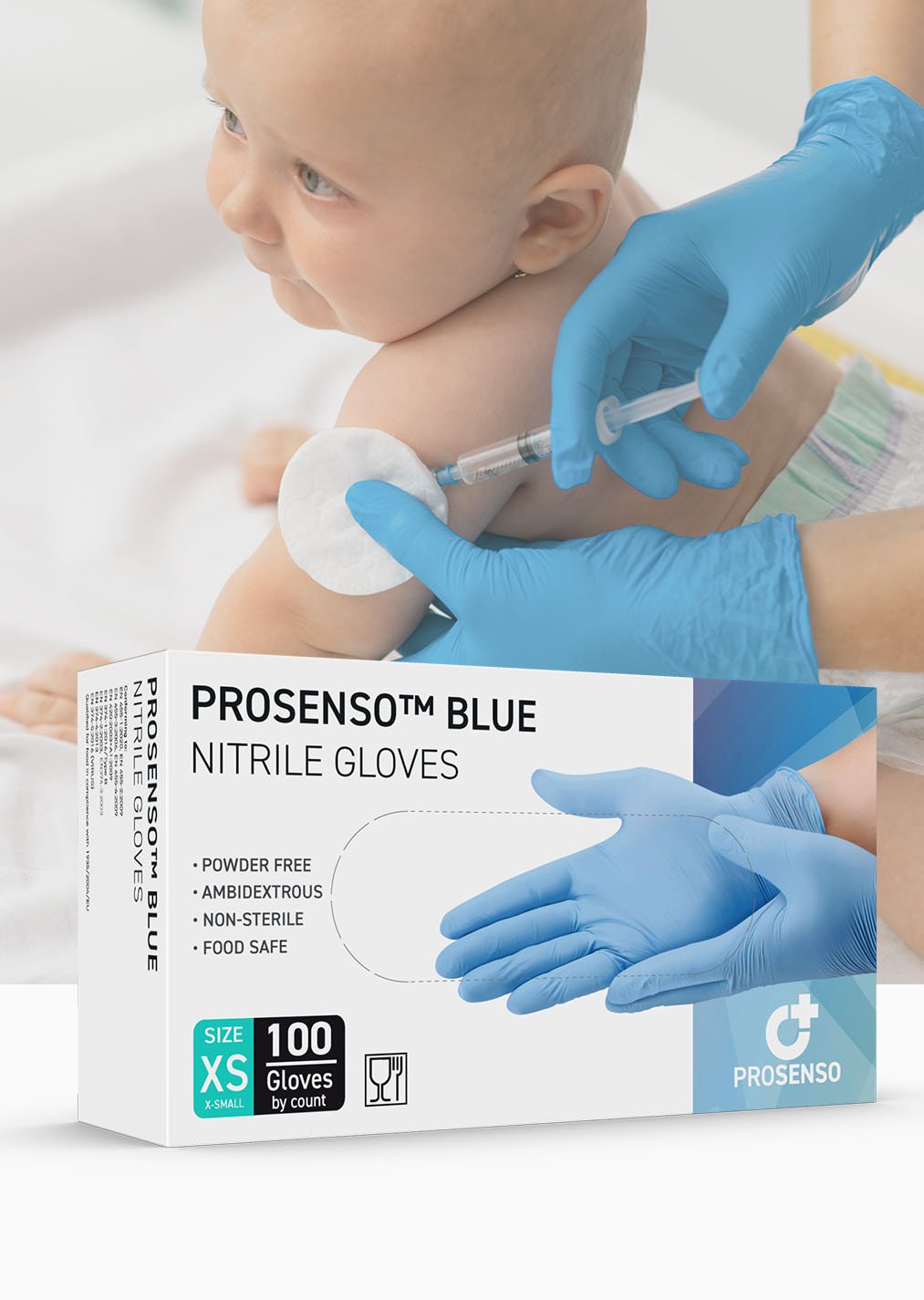 PROSENSO BLUE BOX WITH BABY