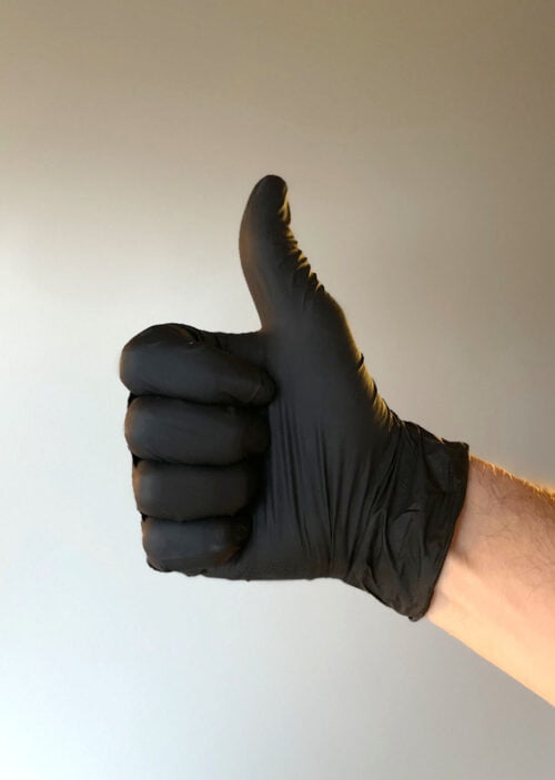 PROSENSO BLACK ON HAND WITH THUMBS UP