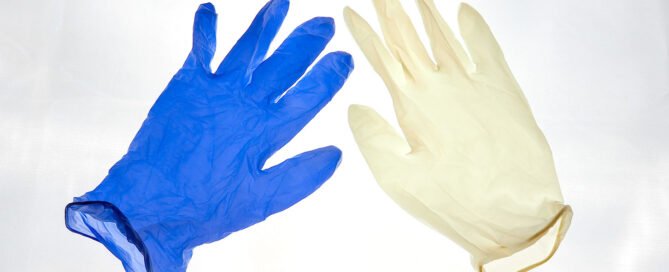 The difference between nitrile and latex gloves