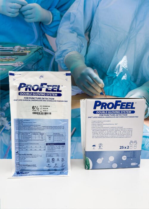 PROFEEL® DHD™ DOUBLE GLOVING LATEX PF SURGICAL GLOVES, STERILE