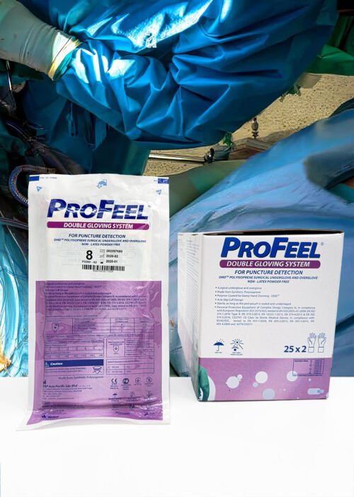PROFEEL® DHD™ DOUBLE GLOVING POLYISOPRENE PF SURGICAL GLOVES, STERILE